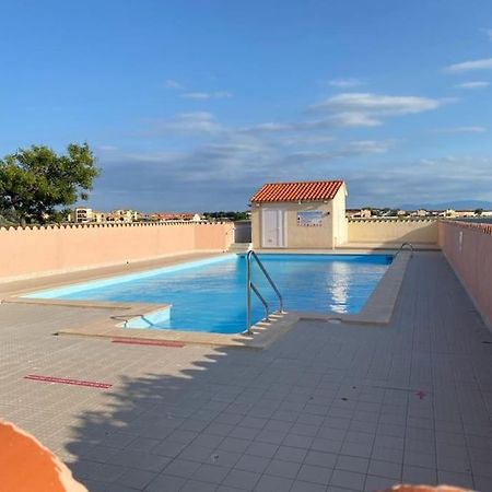 Superbe Studio Renove Avec Piscine Et Vue Marina Le Barcarès Zewnętrze zdjęcie