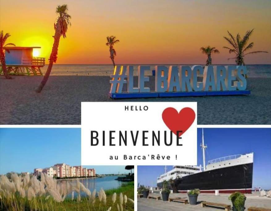 Superbe Studio Renove Avec Piscine Et Vue Marina Le Barcarès Zewnętrze zdjęcie