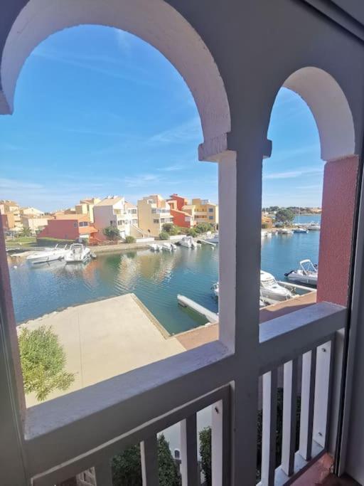 Superbe Studio Renove Avec Piscine Et Vue Marina Le Barcarès Zewnętrze zdjęcie